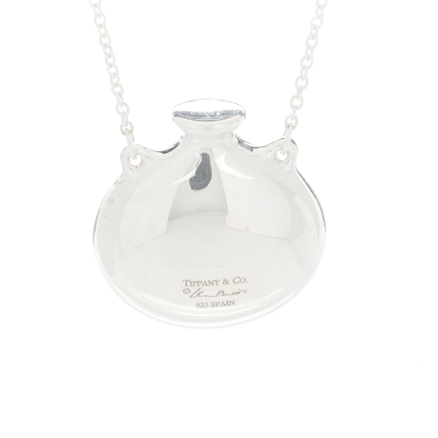 Sterling Silver Elsa Peretti Bottle Pendant Necklace