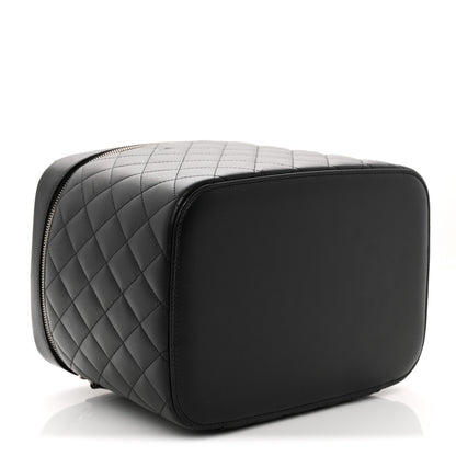 Chanel Lambskin Quilted Large Vanity Pouch Black 4 of 7