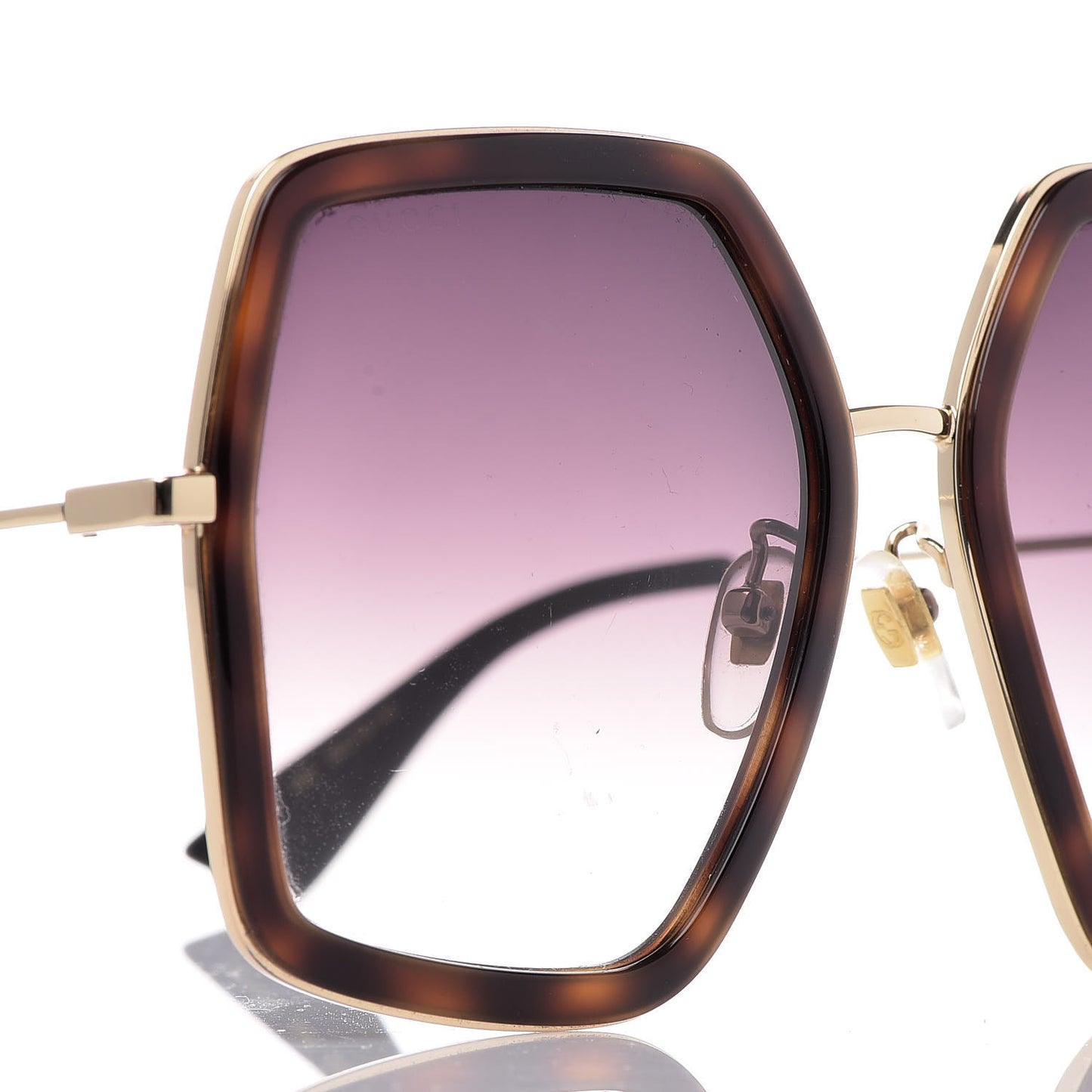 Acetate Oversize Square Frame GG0106S Sunglasses Tortoise