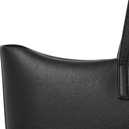 Saint Laurent Calfskin Large Shopping Tote Black 14 of 15