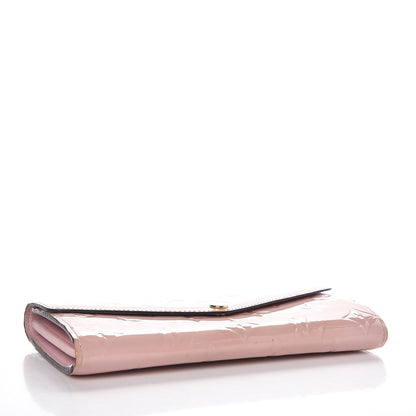 Louis Vuitton Vernis Sarah Wallet NM Rose Ballerine 4 of 16