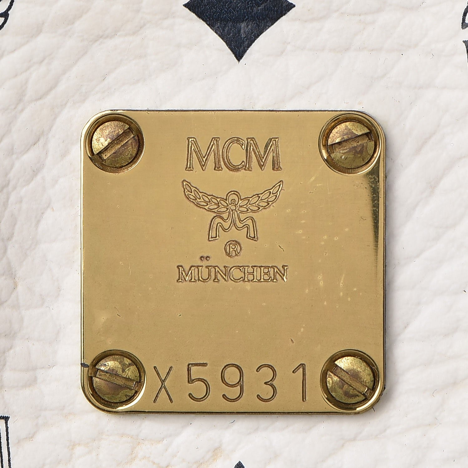 MCM Visetos Weekender Duffle Bag White 8 of 33