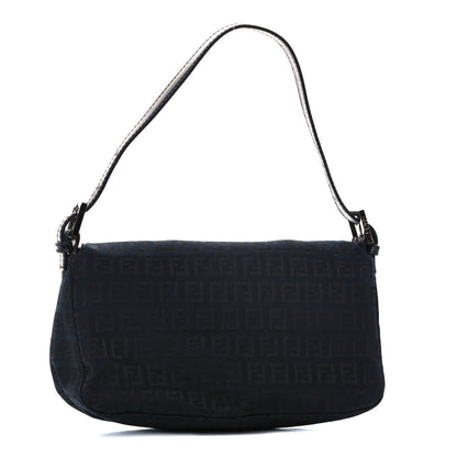 Fendi Zucchino Baguette Black 3 of 12