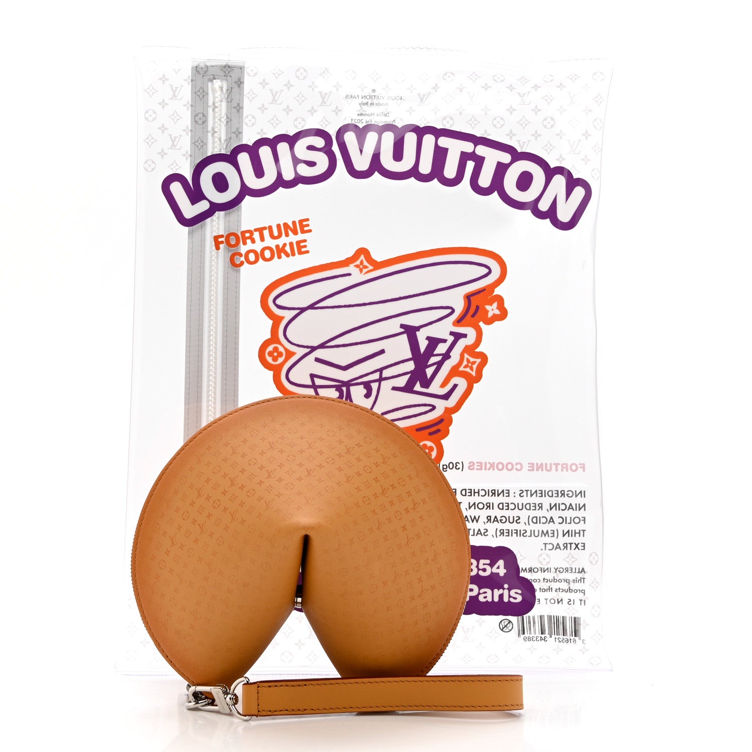 Louis Vuitton Calfskin Monogram Fortune Cookie Pouch Purple 1 of 8