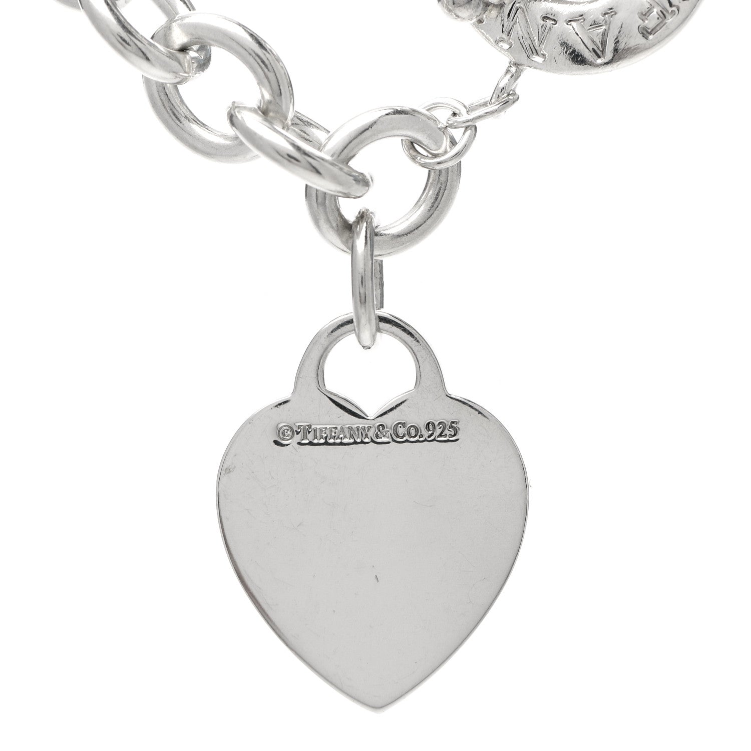 Tiffany Sterling Silver Heart Tag Toggle Necklace 4 of 5