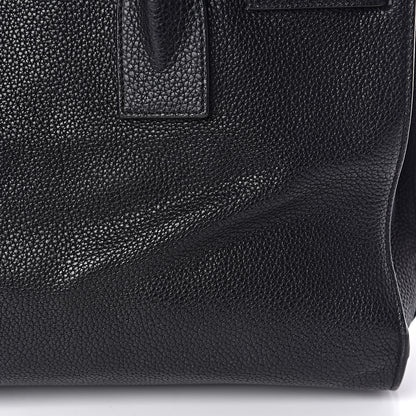 Saint Laurent Grained Calfskin Small Souple Sac De Jour Black 11 of 11