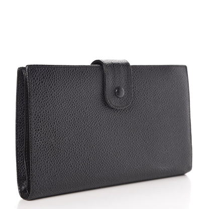 Chanel Caviar Timeless CC French Wallet Black 3 of 9