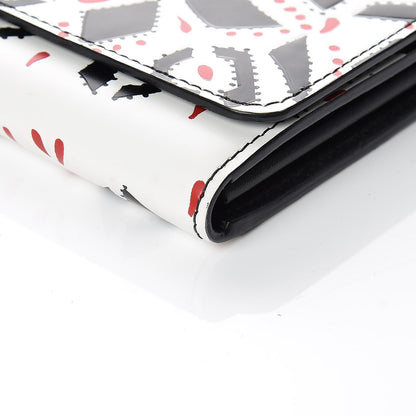 Louis Vuitton Calfskin Graphic Print Twist Wallet 9 of 11