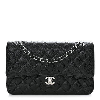 Chanel Caviar Quilted Medium Double Flap Black 1 of 10