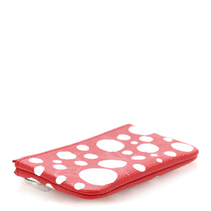 Louis Vuitton LV X YK Empreinte Infinity Dots Key Pouch Red White 4 of 9