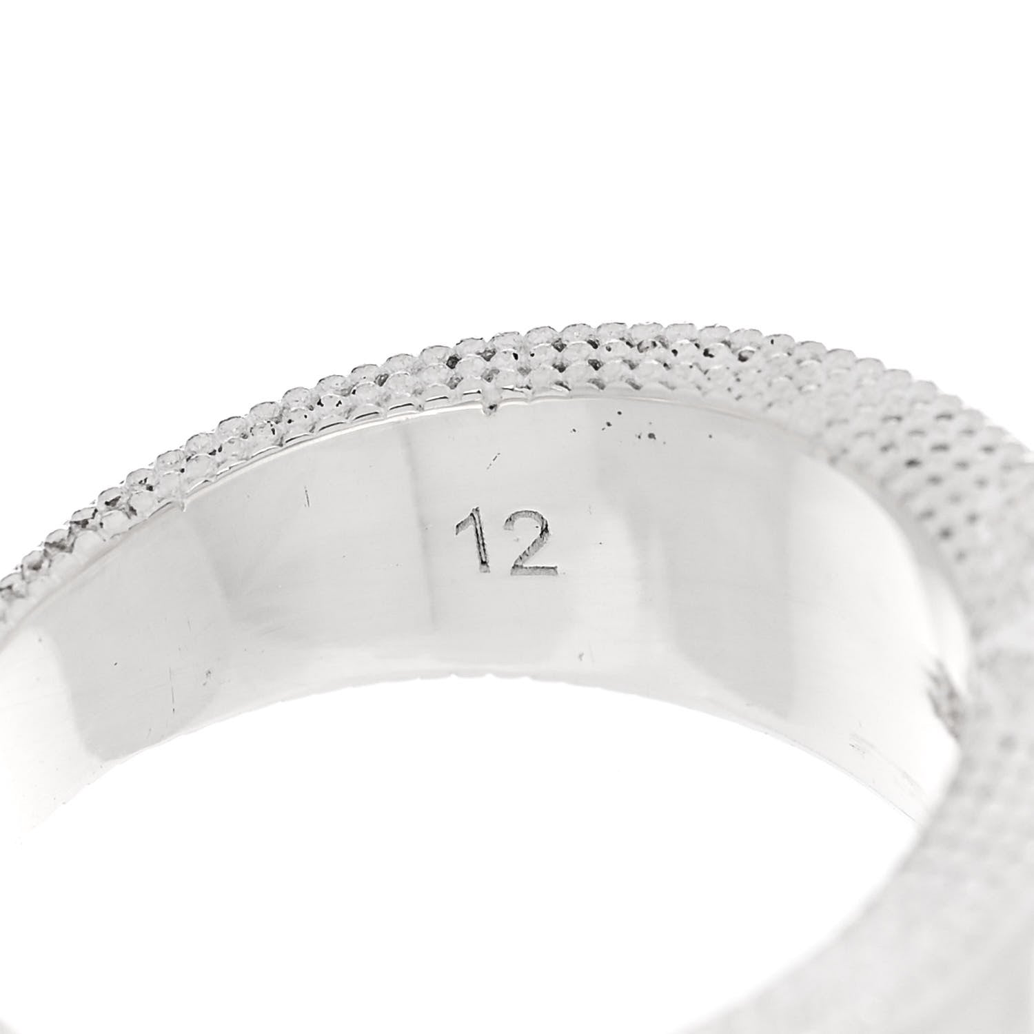 Gucci Sterling Silver GG Ring 52 6 6 of 6