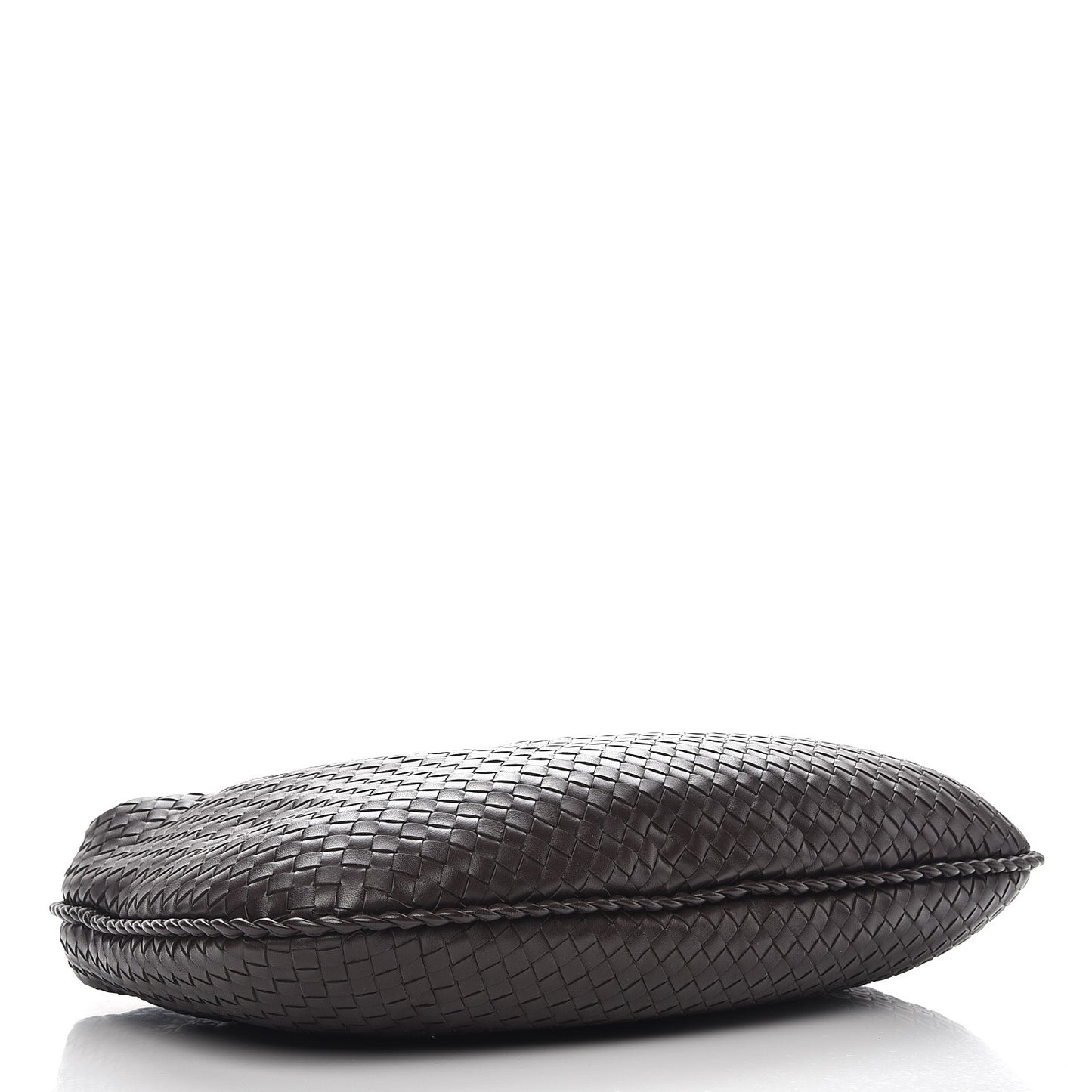 Nappa Intrecciato Large Veneta Hobo Ebano