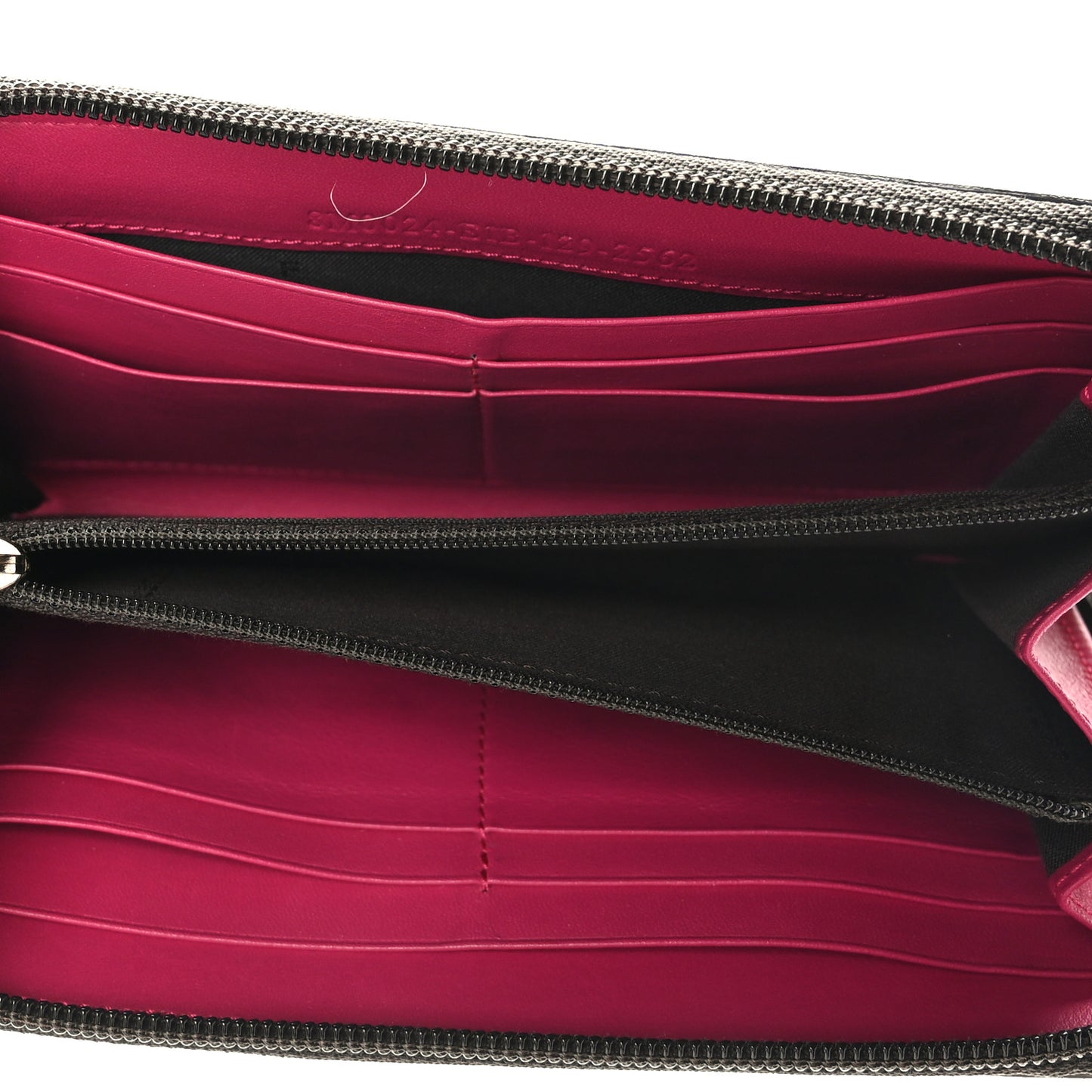 Zucchino Spalmati FF Multicolor Zip Around Wallet Black Multicolor