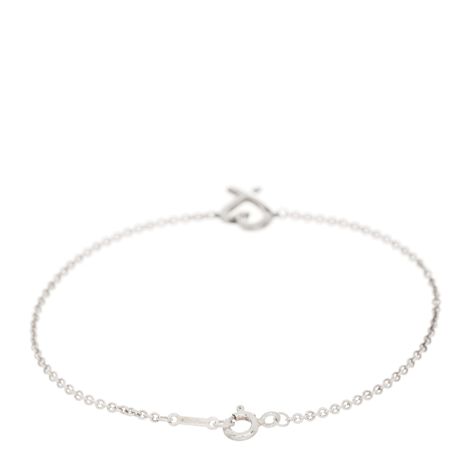 Tiffany Sterling Silver Paloma Picasso Loving Heart Bracelet 3 of 5