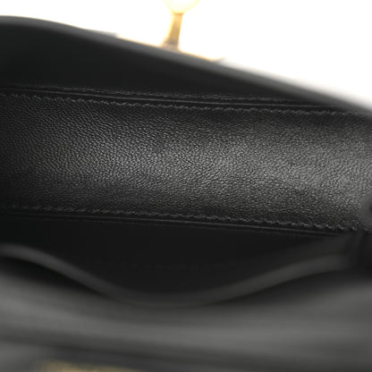 Balenciaga Natural Smooth Calfskin Nano Rodeo Top Handle Handbag Black 5 of 11