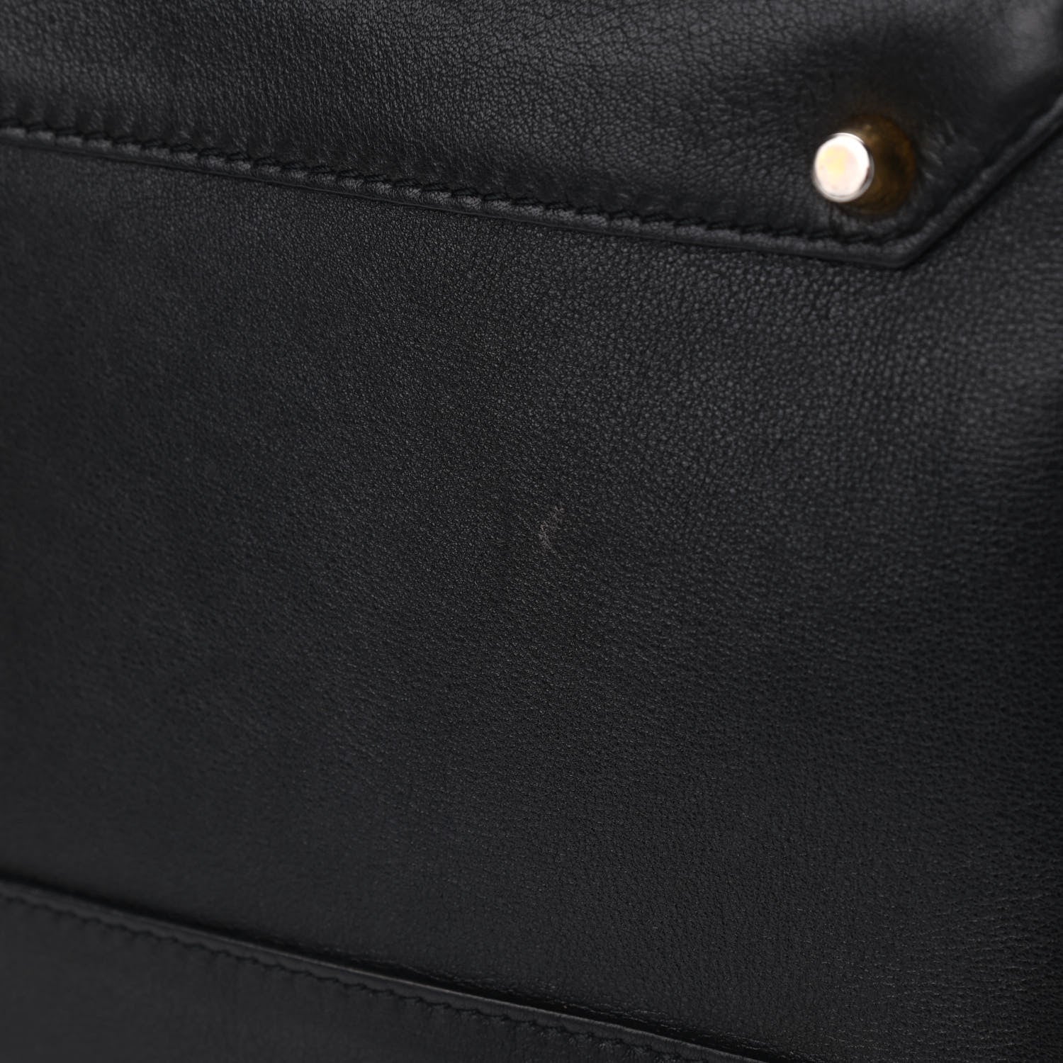 Burberry Calfskin House Check Small Banner Tote Black 13 of 13