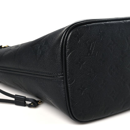 Louis Vuitton Empreinte Monogram Giant Neverfull MM Black 8 of 9