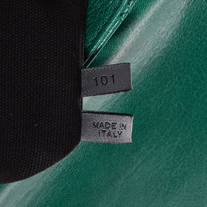 Marc Jacobs Lambskin Baroque Large Single Flap Emerald 7 of 8