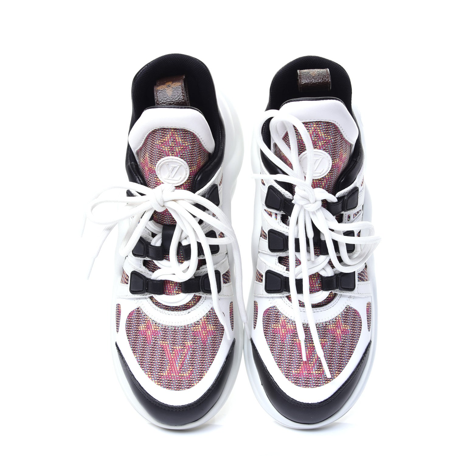 Louis Vuitton Calfskin Nylon LV Pop Archlight Sneaker 36.5 Rose 5 of 9