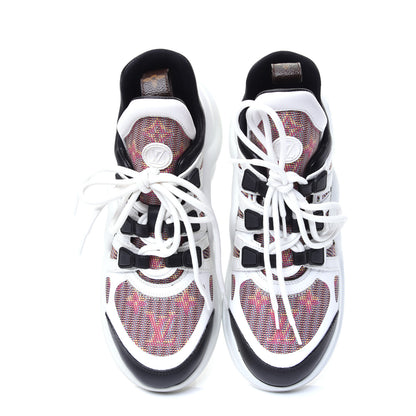 Louis Vuitton Calfskin Nylon LV Pop Archlight Sneaker 36.5 Rose 5 of 9