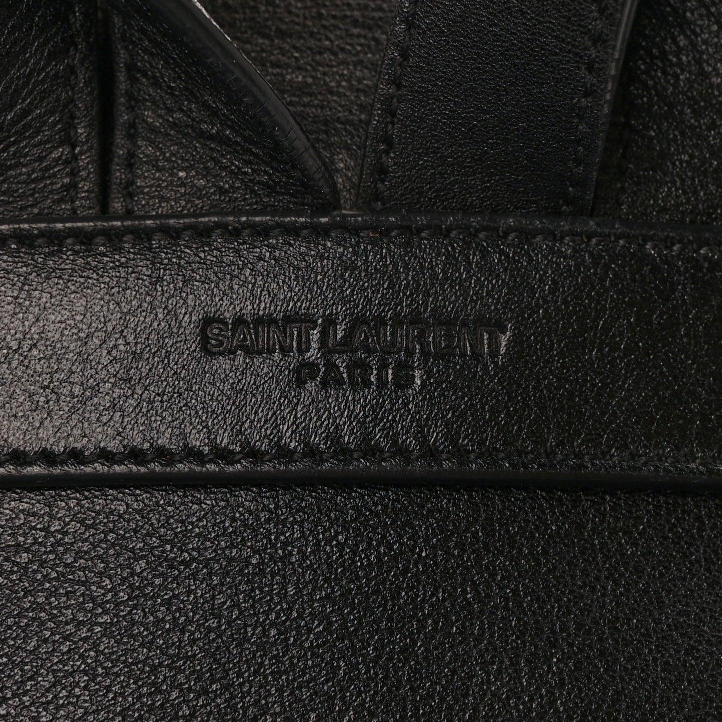 Calfskin Fringe Festival Backpack Black