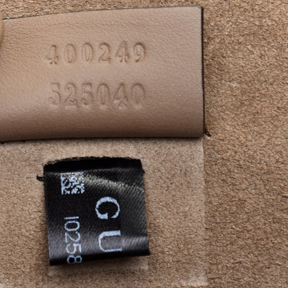 Gucci GG Supreme Monogram Small Dionysus Shoulder Bag Taupe 9 of 10