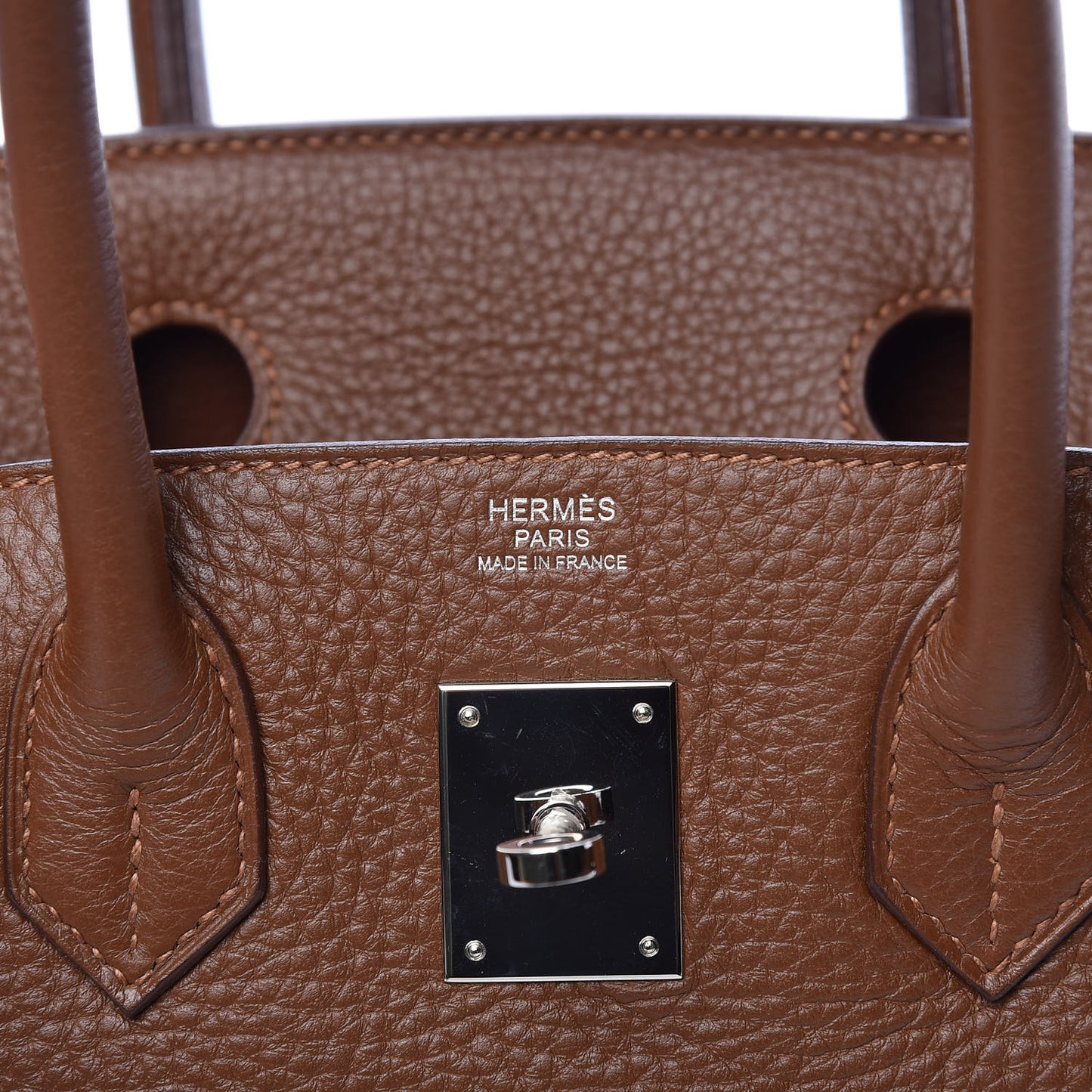 Taurillon Clemence Birkin 30 Marron D'Inde