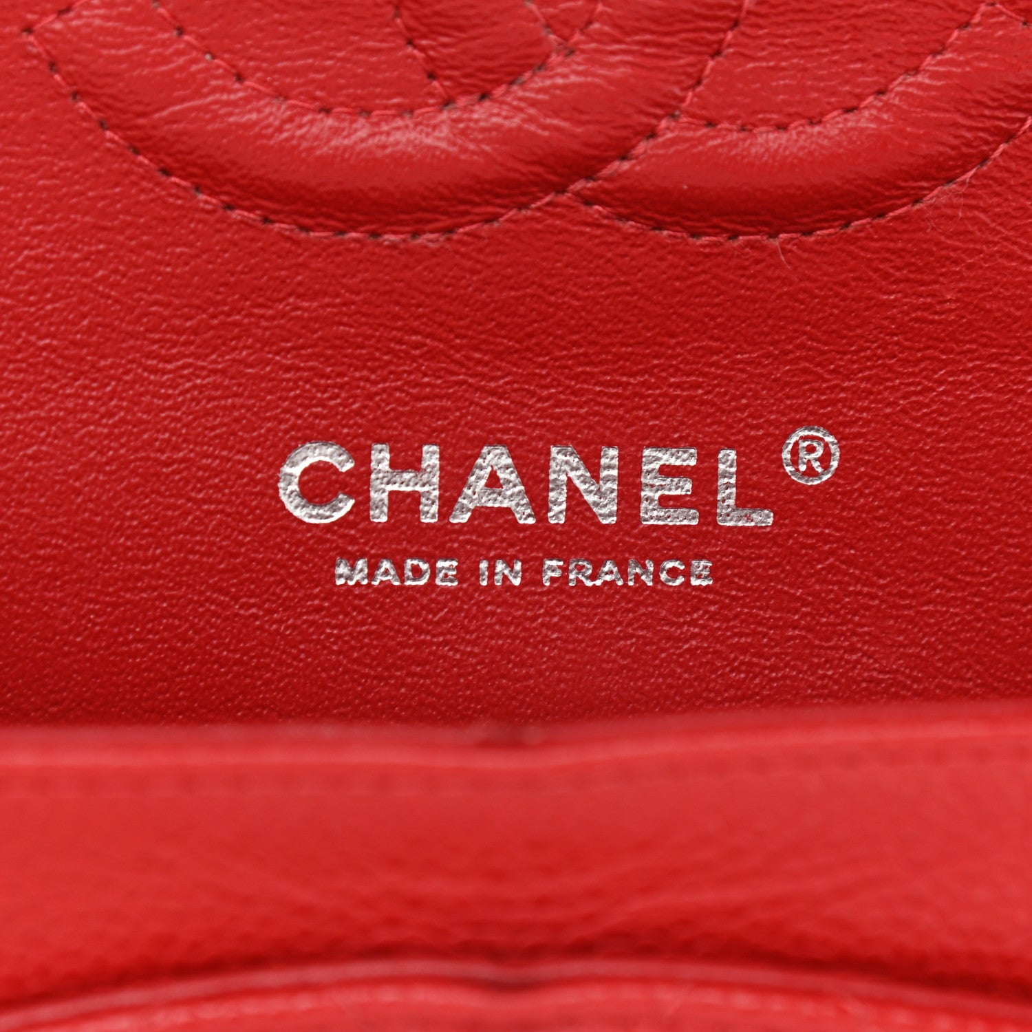 Chanel Caviar Quilted Medium Double Flap Red 6 of 10
