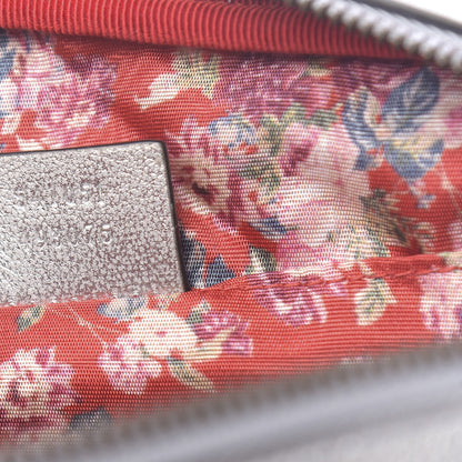 Gucci Laminated Nappa Web Trapuntata Small GG Shoulder Bag Argento 7 of 10