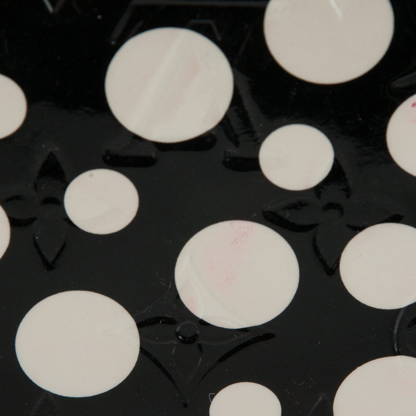 Vernis Kusama Infinity Dots Zippy Wallet Black