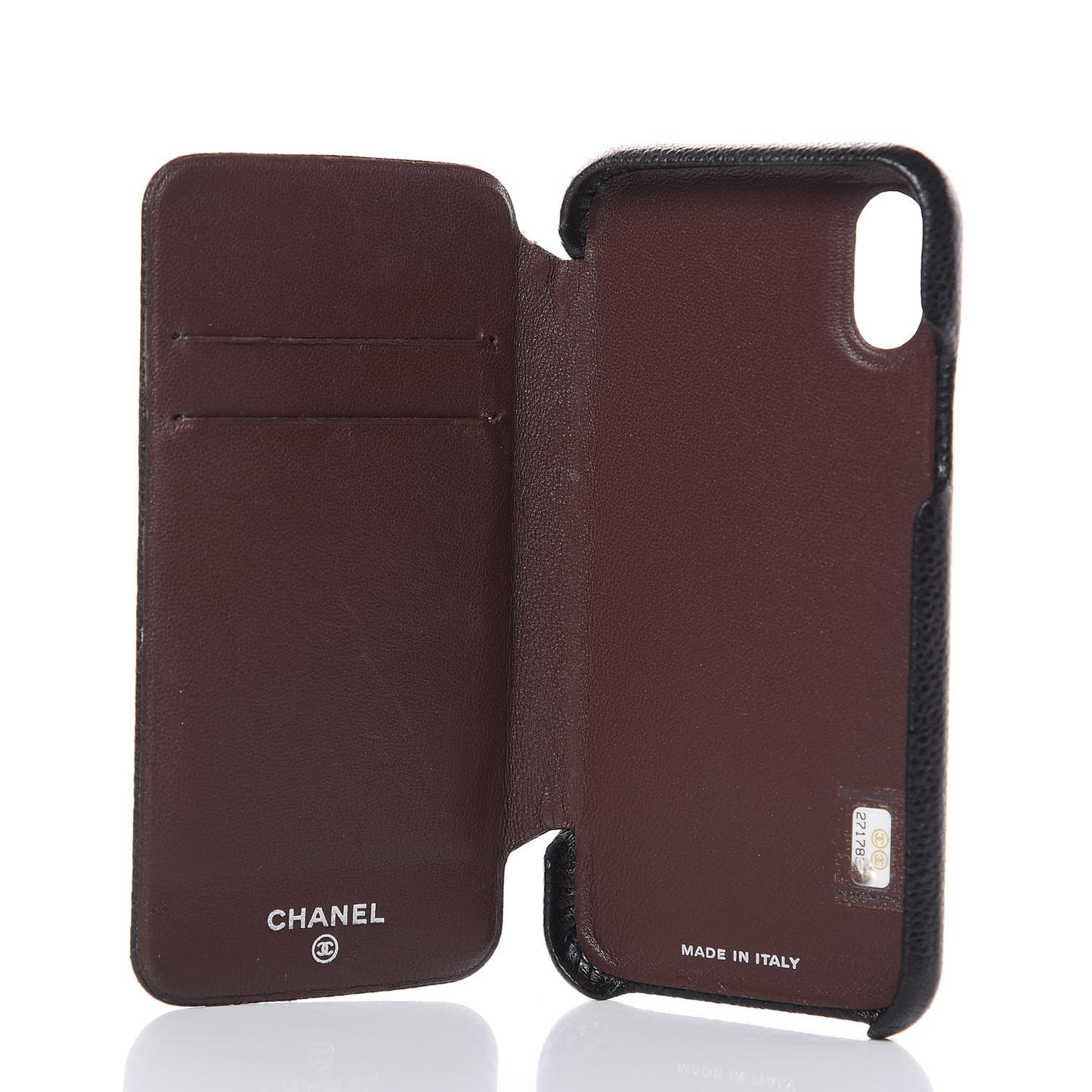 Caviar Quilted iPhone X Case Black
