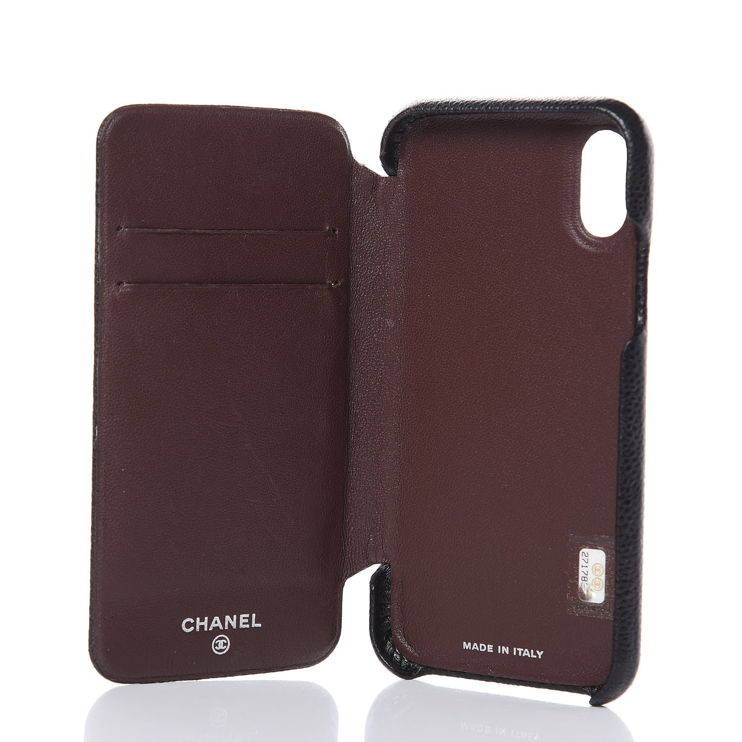 Chanel Caviar Quilted iPhone X Case Black 5 of 10
