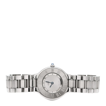 Cartier Stainless Steel 28mm Must De 21 Quartz Watch 2 of 6