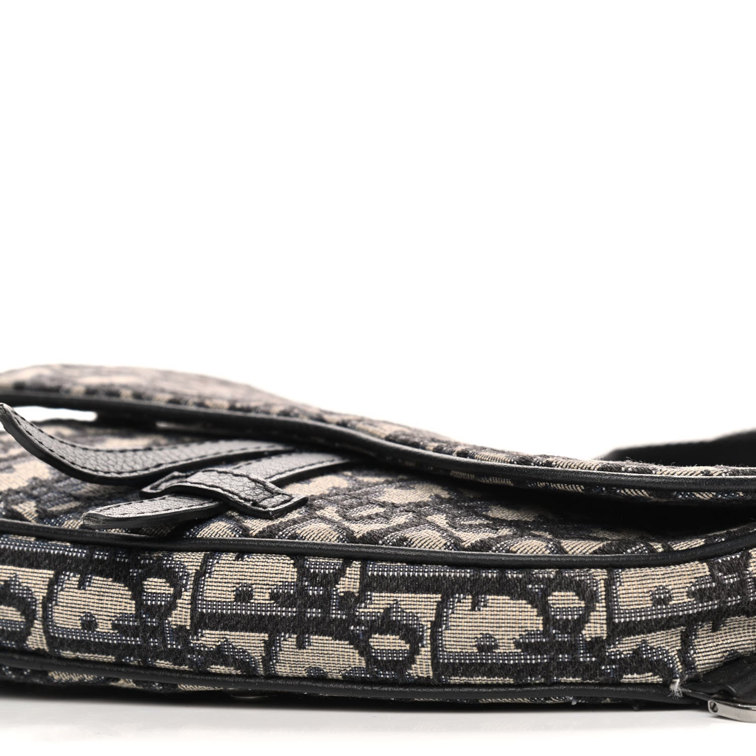 Christian Dior Oblique Mens Mini Saddle Bag Blue 10 of 11