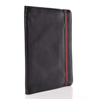 Gucci Calfskin Web Document Holder Black 3 of 8