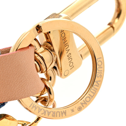 Louis Vuitton LV X TM Monogram Denim Cerise Dragonne Bag Charm Denim Blue 3 of 3