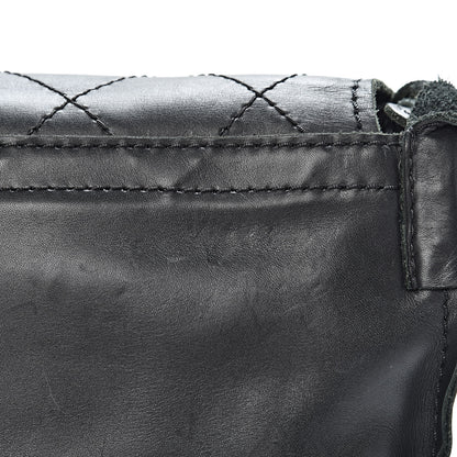 Chanel Calfskin Stitched Small Highlander Messenger Black 15 of 20