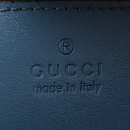 Gucci Calfskin Matelasse Aria Small GG Marmont Chain Shoulder Bag Clear Blue 6 of 10