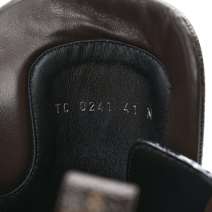 Louis Vuitton Calfskin Monogram Territory Flat Ranger Boots 41 Black 8 of 8