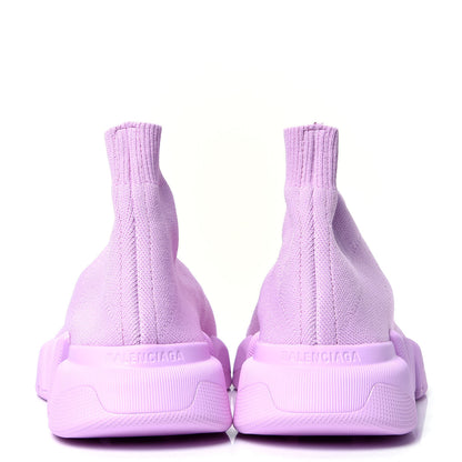 Balenciaga Technical 3D Recycled Knit Womens Speed 2.0 Sneakers 37 Monocolor Light Pink 6 of 7