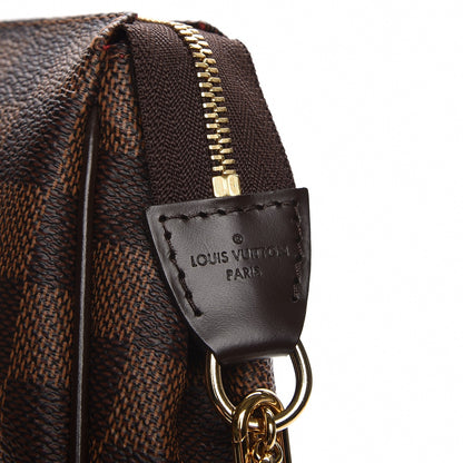 Louis Vuitton Damier Ebene Eva Clutch 6 of 8