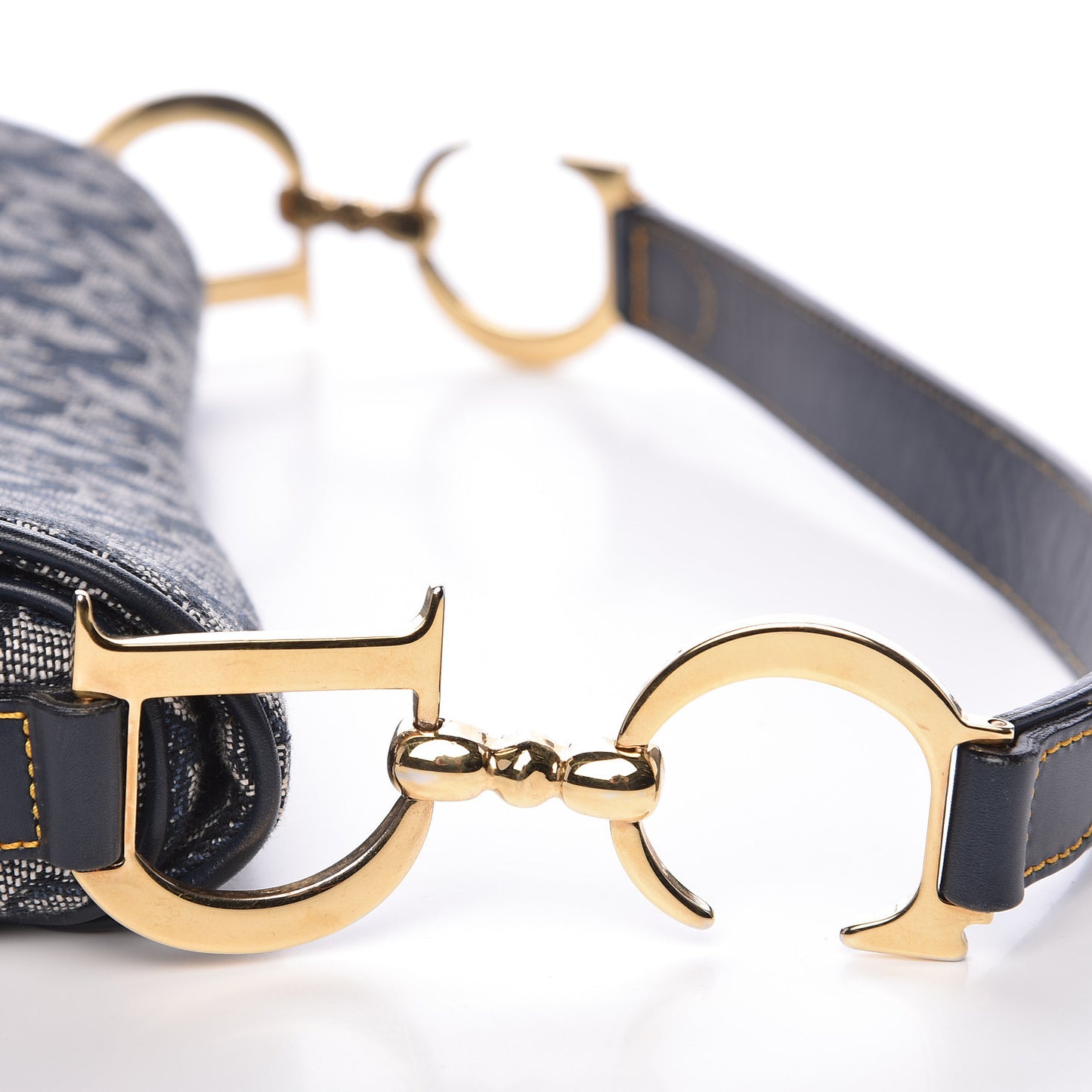 Monogram Saddle Bag Blue
