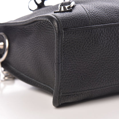 Balenciaga Vibrato Calfskin Classic Silver Hardware S City Black 10 of 14