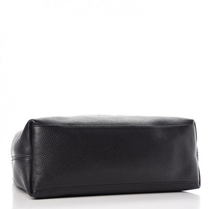 Gucci Pebbled Calfskin Medium Soho Chain Shoulder Bag Black 4 of 7