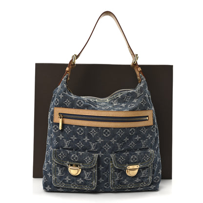 Louis Vuitton Denim Baggy GM Blue 10 of 10