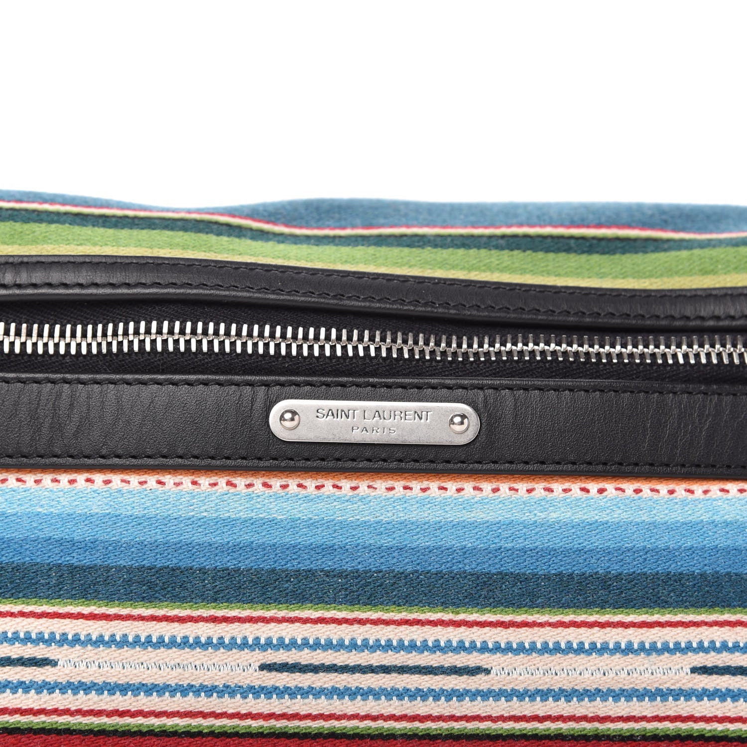 Saint Laurent Wool Mexican Jacquard City Belt Bag Multicolor 11 of 11