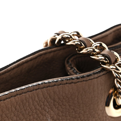 Gucci Vitello Range Medium Soho Chain Shoulder Bag Grey Field 12 of 15