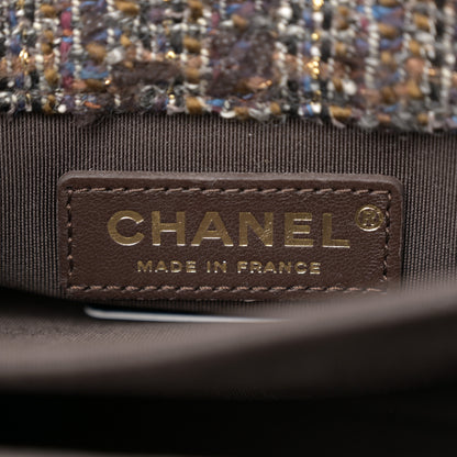 Chanel Tweed Wood Mini Coco Handle Flap Beige 6 of 10