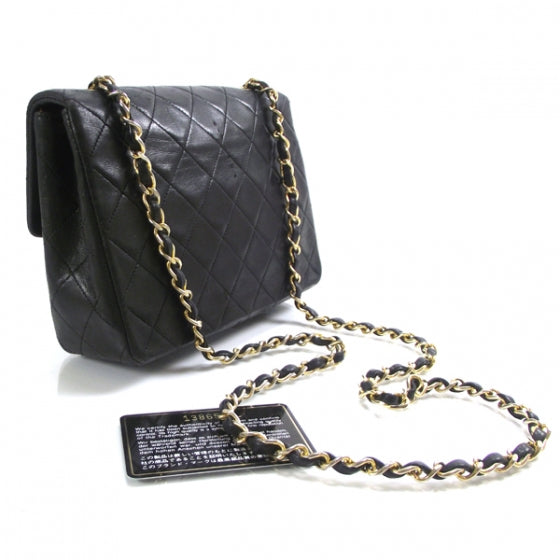 Lambskin Mini Flap Black