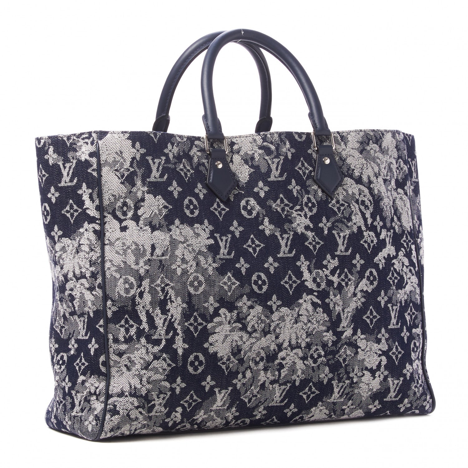 Louis Vuitton Monogram Tapestry Grand Sac Bleu 2 of 7